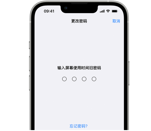 洋浦经济开发区iPhone屏幕维修分享iPhone屏幕使用时间密码忘记了怎么办 