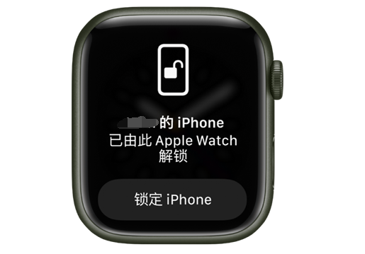 洋浦经济开发区苹果手机维修分享用 AppleWatch 解锁配备面容 ID 的 iPhone方法 