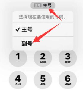 洋浦经济开发区苹果14维修店分享iPhone 14 Pro Max使用副卡打电话的方法 