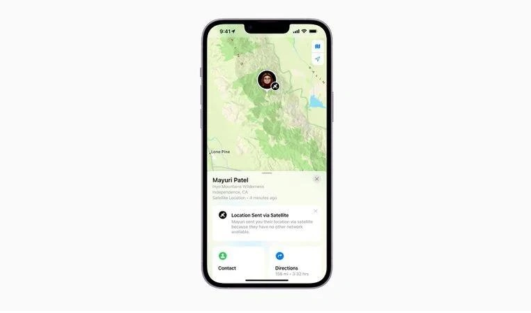 洋浦经济开发区苹果14维修分享iPhone14系列中 FindMy功能通过卫星分享位置方法教程 