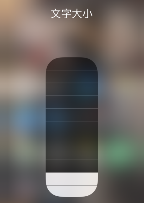 洋浦经济开发区苹果手机维修分享小技巧：在 iPhone 控制中心快速调节字体大小 